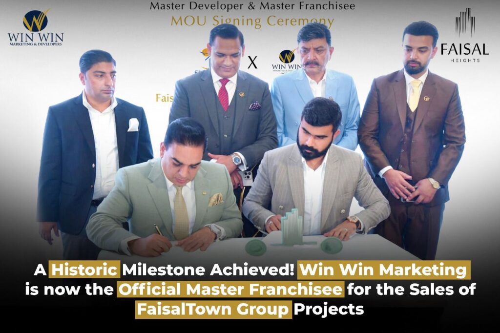 Faisal Town Group and Win Win Marketing & Developers Sign Memorandum of Understanding